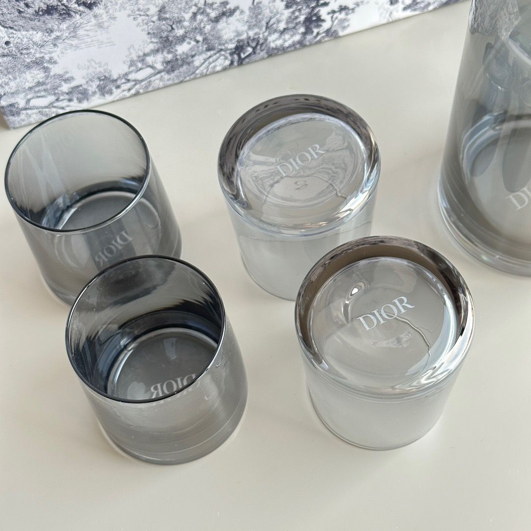 Dior jug with four glasses